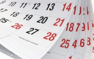 calendrier de cloture comptable